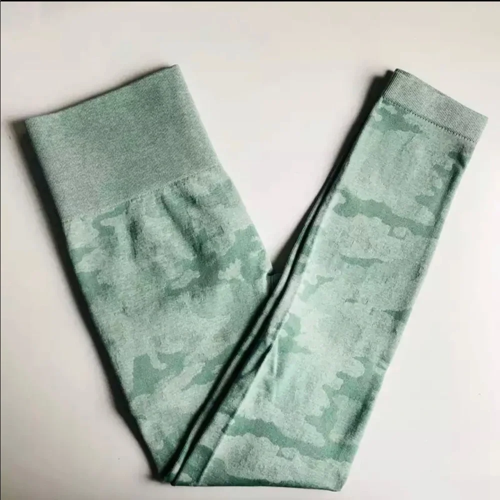 Green Camo Leggings - Picture 2 of 6